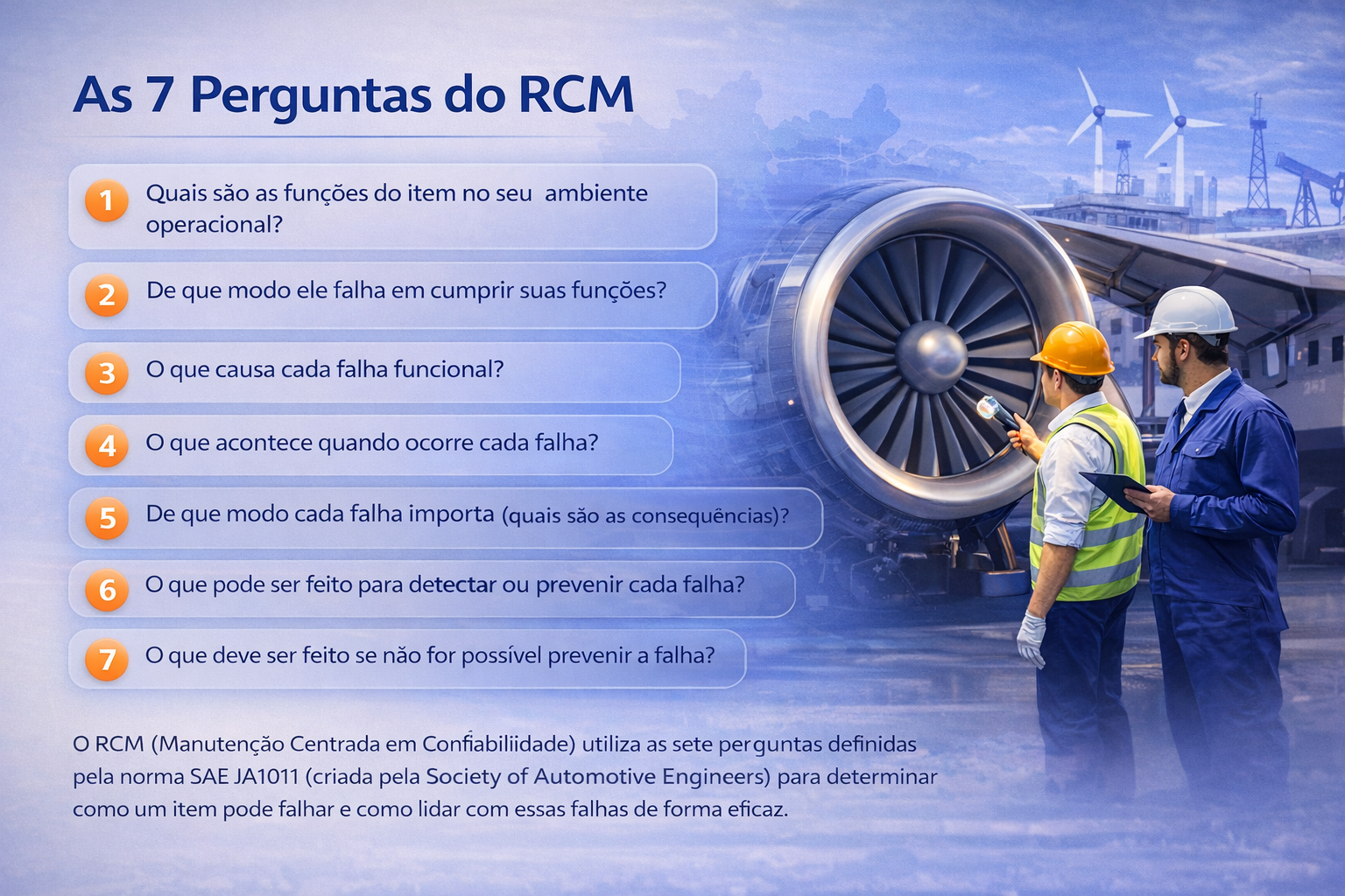 As 7 Perguntas do RCM