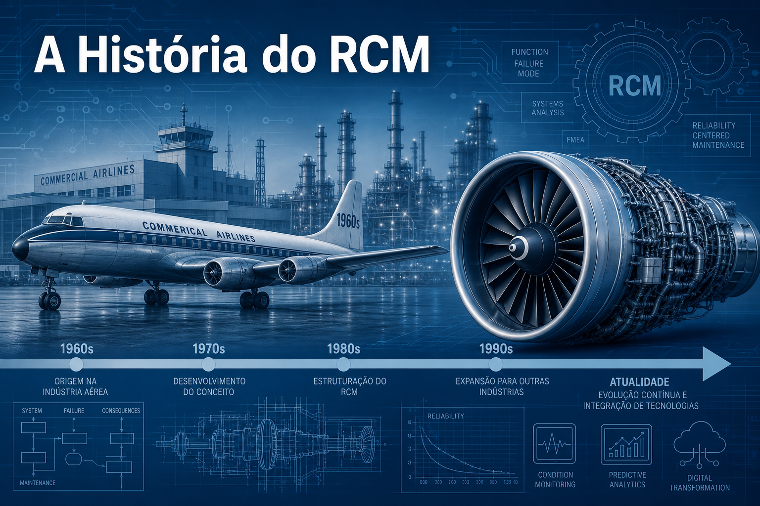 A História do RCM no Brasil